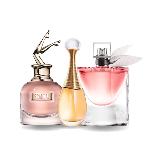 SADA 3 PARFÉMŮ SCANDAL, J'ADORE, LA VIE EST BELLE 100ML