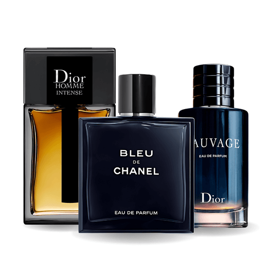 SADA 3 PARFÉMŮ SAUVAGE DIOR, BLEU DE CHANEL, DIOR HOMME INTENSE 100ML